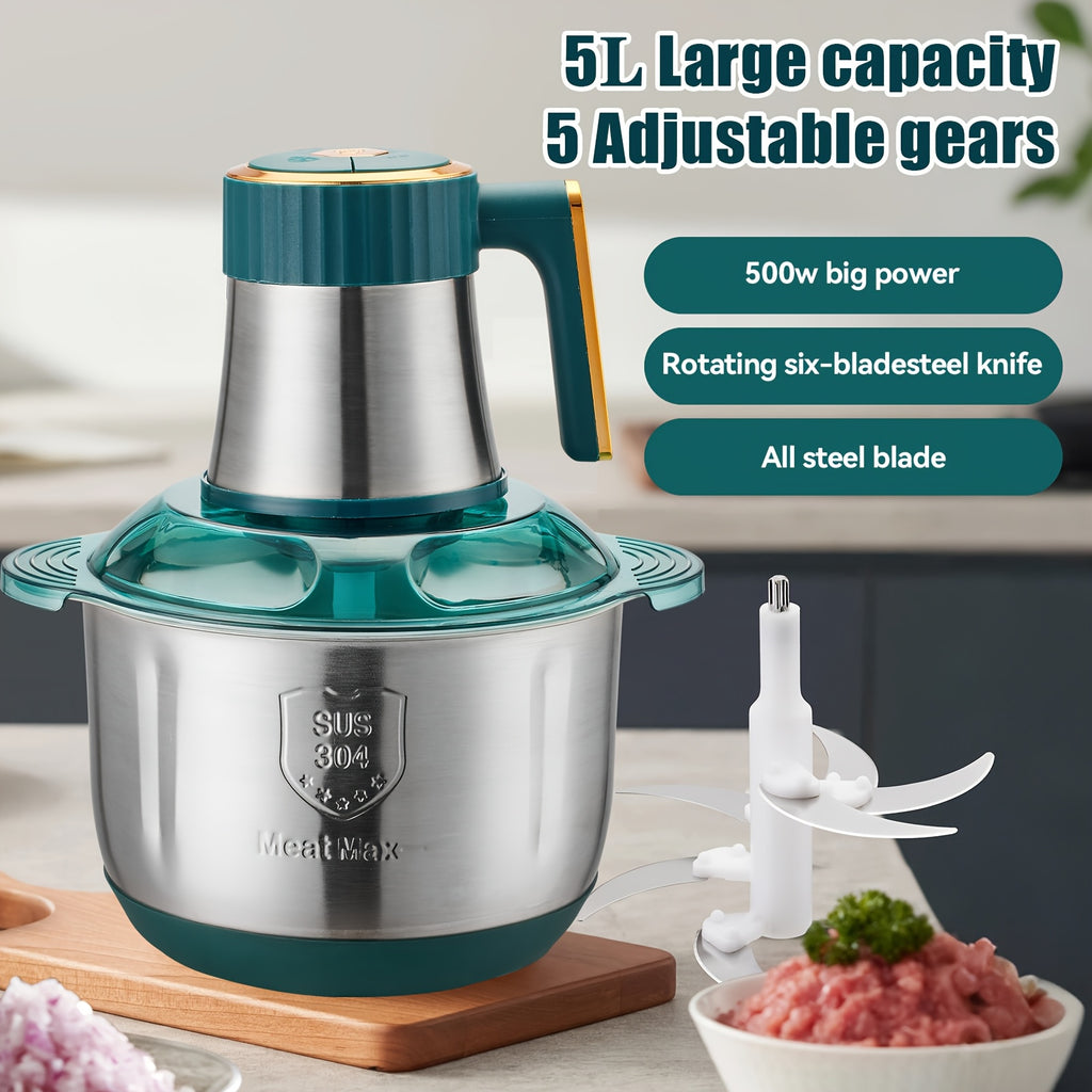 [Multifunctional Meat Grinder] Multifunctional Electric Meat Grinder | Mixing Garlic Mash and Dough Dough, Food Processor