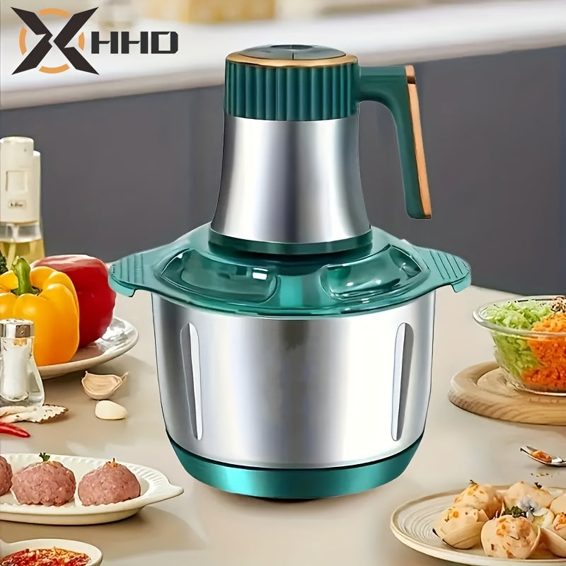 Kitchen Artifact! 1.32gal Large-capacity Multifunctional Meat Grinder Minces Meat/chopped Vegetables/dough/supplementary Food/stir Ginger And Garlic, 500W Powerful Motor, 5th Gear Adjustment, Easy Disassembly And Washing+low Noise And Anti-skid.
