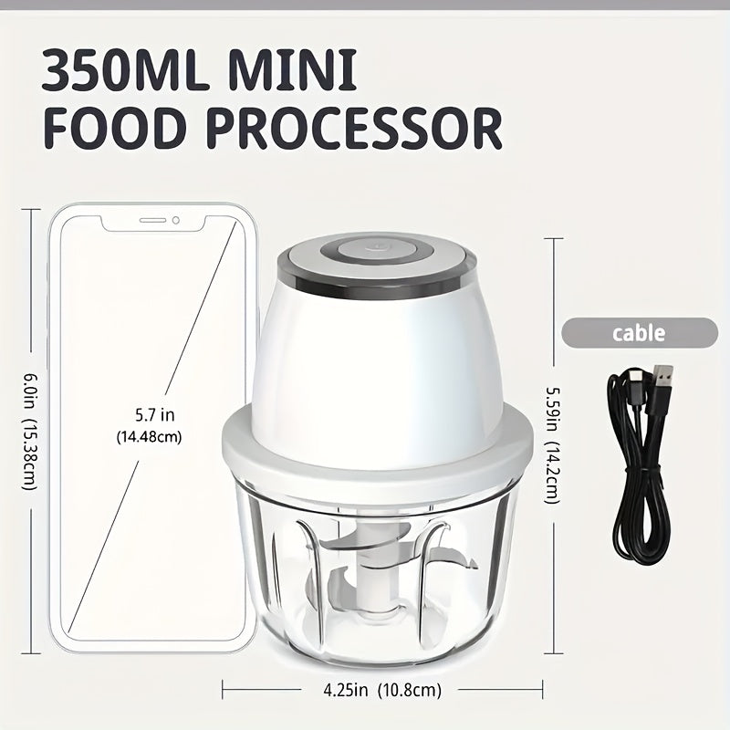 New Electric Garlic Mashing Machine, Multi Functional Peel Garlic Machine, Small Automatic Meat Grinder for Home Use, Garlic Pulling And Mashing Machine, Essential for Kitchen, Multi Functional Electric Food Machine, Father's Day, Father's Gift