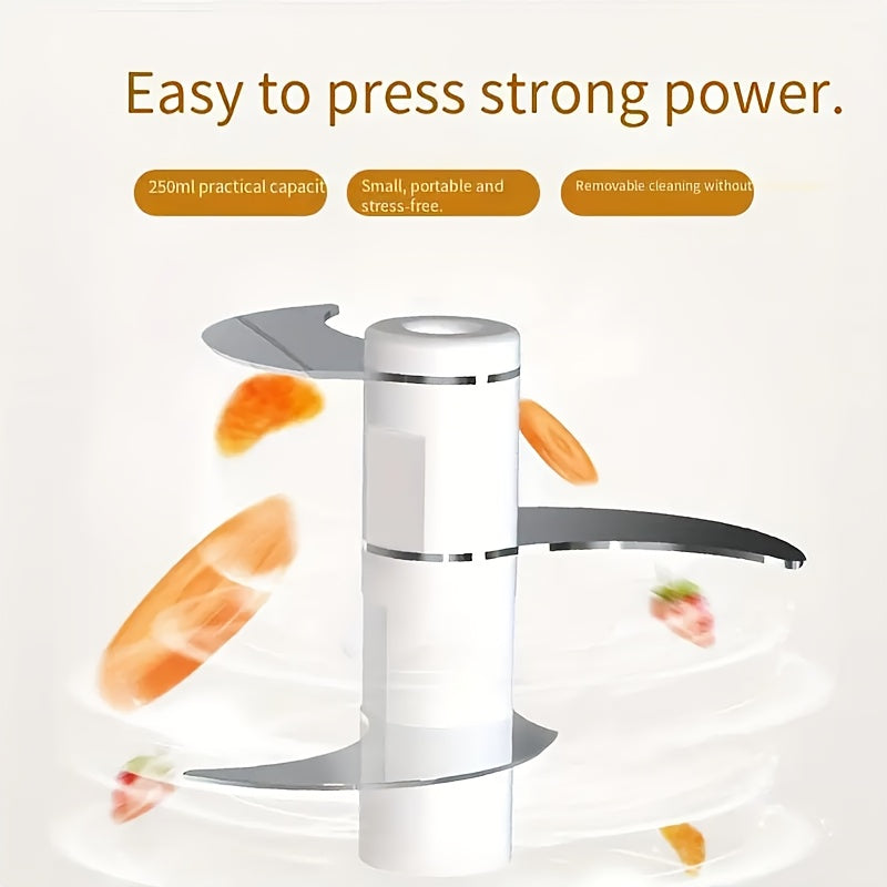 New Electric Garlic Mashing Machine, Multi Functional Peel Garlic Machine, Small Automatic Meat Grinder for Home Use, Garlic Pulling And Mashing Machine, Essential for Kitchen, Multi Functional Electric Food Machine, Father's Day, Father's Gift