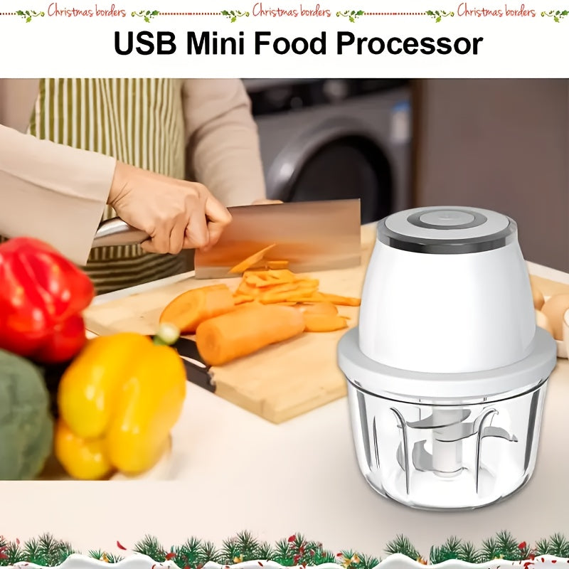 New Electric Garlic Mashing Machine, Multi Functional Peel Garlic Machine, Small Automatic Meat Grinder for Home Use, Garlic Pulling And Mashing Machine, Essential for Kitchen, Multi Functional Electric Food Machine, Father's Day, Father's Gift